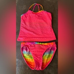 Girls 2 piece bathing suit